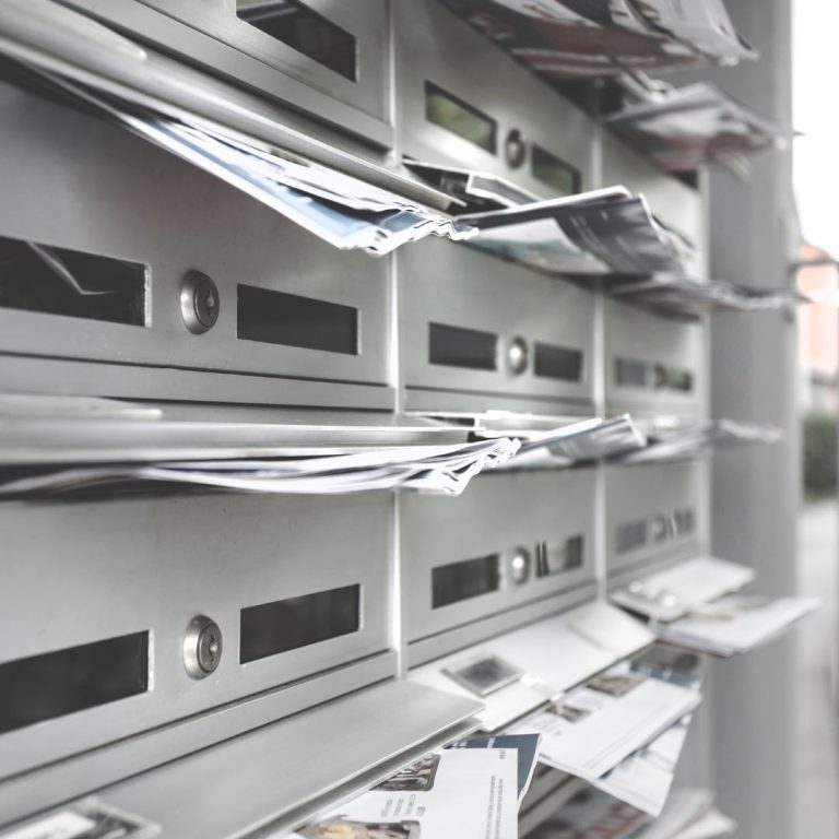 volle mailbox na vakantie